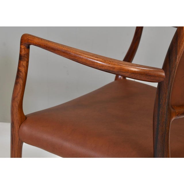 Set of Model 65 Dining Chairs for J.L. Møllers For Sale - Image 10 of 18