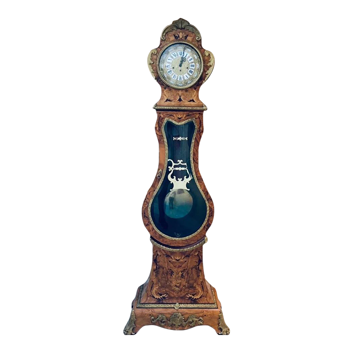 1980s Franz Hermle Le Ore Rare Italy Germany Grandfather Clock