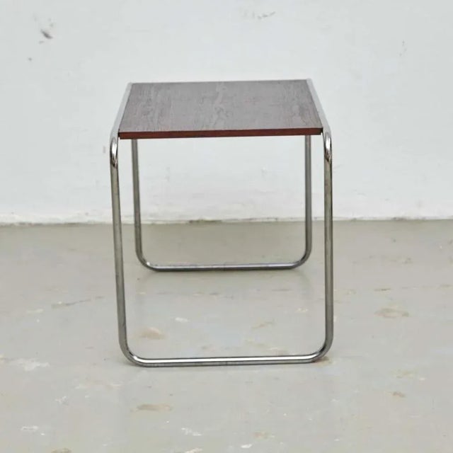 Wood and Steel Table by Marcel Breuer for Gavina, 1960 For Sale - Image 3 of 11