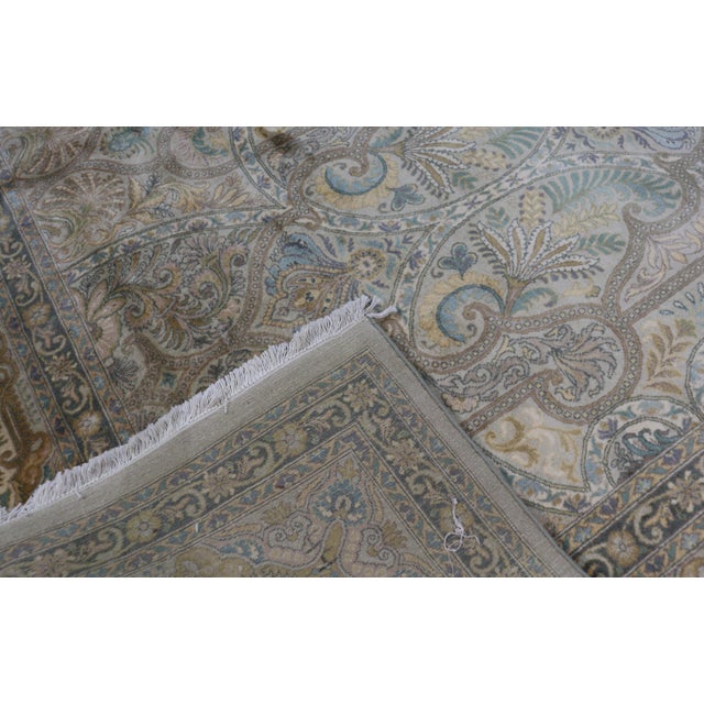 Vintage, 8'10"' X 12'2"' Hand Made Oriental Carpet For Sale - Image 4 of 10