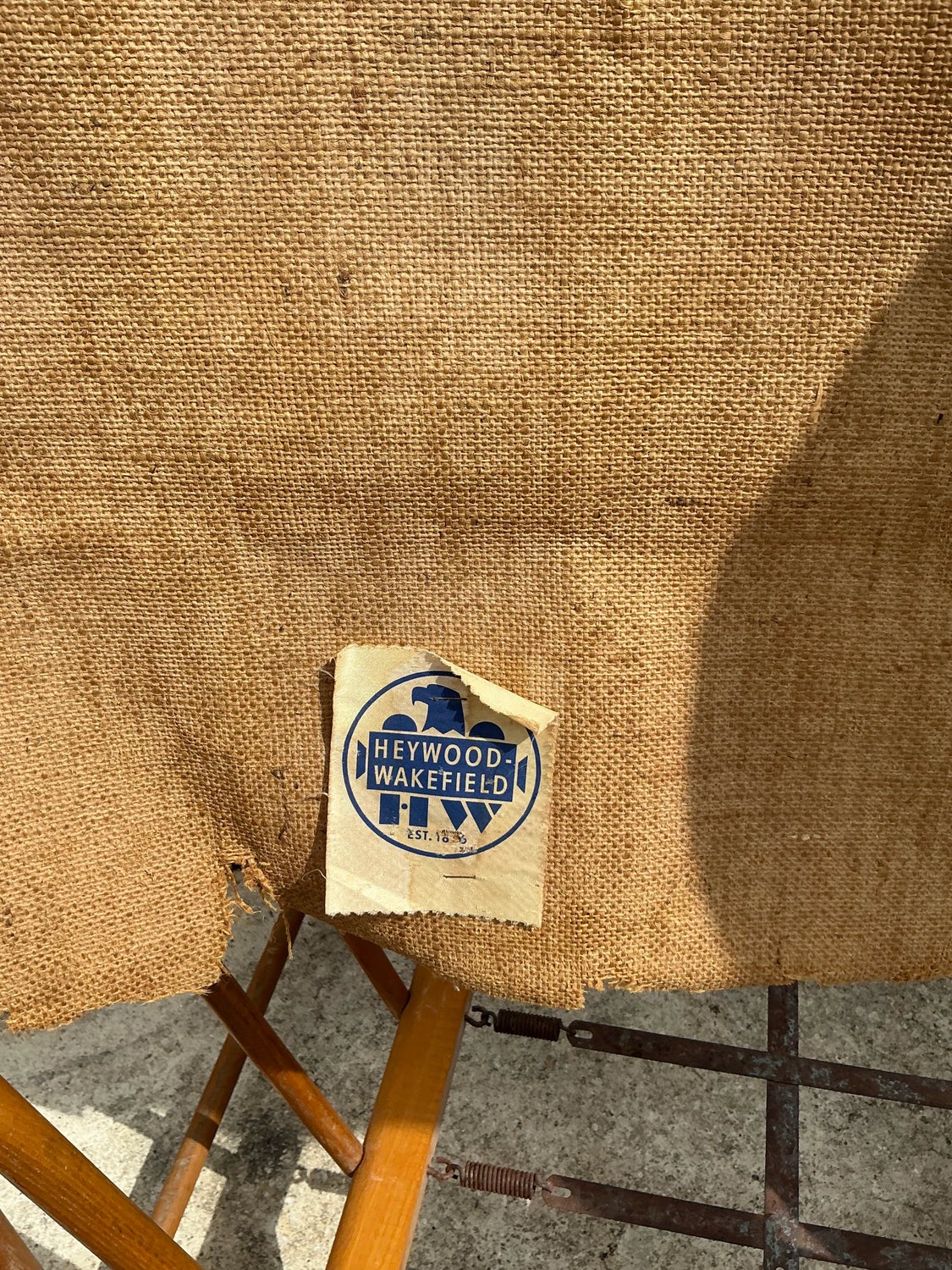 Vintage Coastal Heywood Wakefield Bent Rattan Sofa — additional photo 6