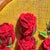 Art Deco Framed 3d Stumpwork Textile Wall Art - Vintage Botanical Red Roses on Yellow For Sale - Image 3 of 16