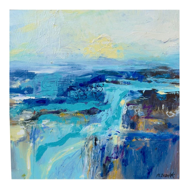 Original Abstract Seascape "Sea Change" For Sale