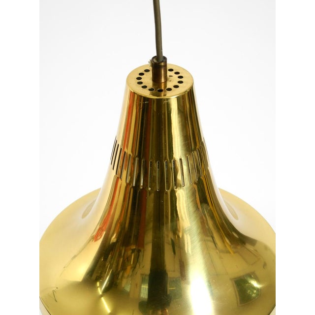 Model T 598 Pendant Lamp in Brass by Hans-Agne Jakobsson, Markaryd, Sweden, 1960s For Sale - Image 10 of 16