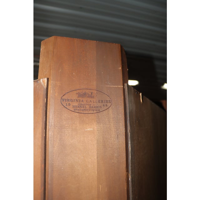 Traditional Henkel Harris Mahogany Corner Cabinet For Sale - Image 3 of 8