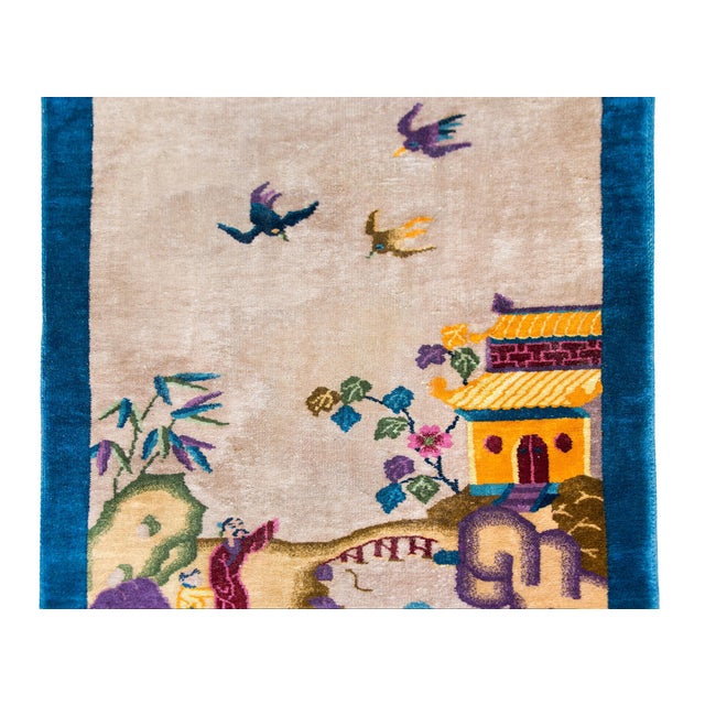 Early 20th Century Chinese Art Deco Rug For Sale - Image 14 of 14