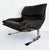 1980s Giovanni Offredi Saporiti Italia Onda Wave Chair, Black Leather, Chrome For Sale In Miami - Image 6 of 16