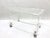 Mid-Century Clear Acrylic Glass Shelf Unit TV Stand on Castors, 1970s For Sale - Image 4 of 7