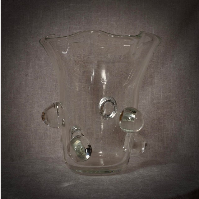 Mid-Century Murano Art Glass Vase, 2000s For Sale - Image 9 of 9