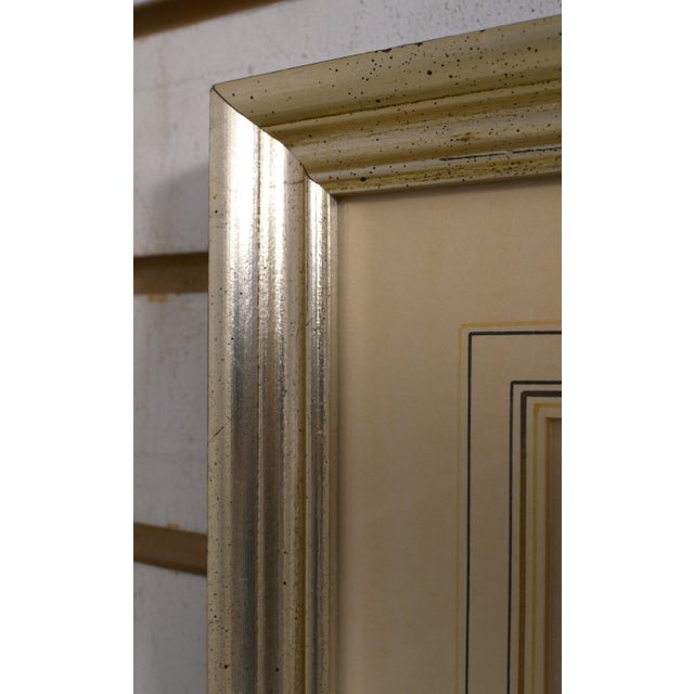 1900 - 1909 Fairmount Garden Philadelphia Vintage Framed Engraving For Sale - Image 5 of 7