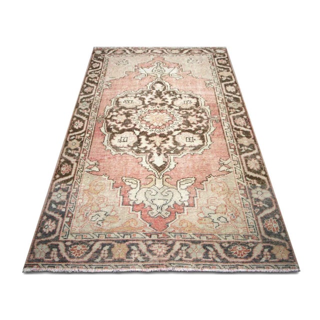 1960s 1960s Turkish Oushak Rug For Sale - Image 5 of 7