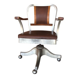 Shaw Walker Industrial Desk Chair For Sale