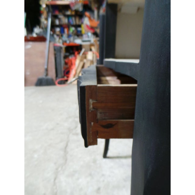Rococo Style Black Nightstands For Sale - Image 12 of 12