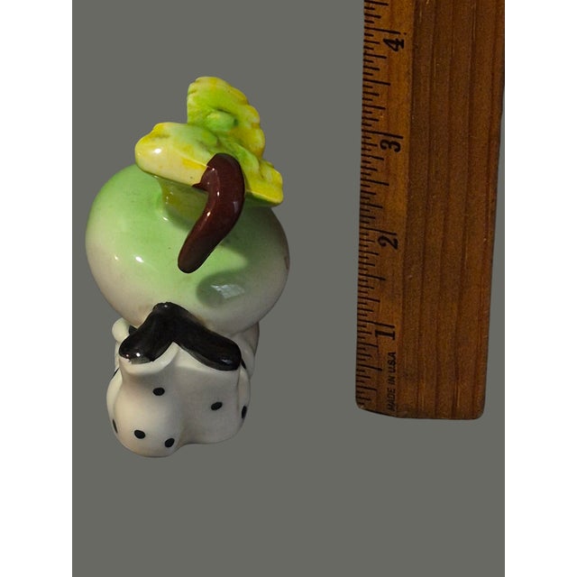 Mid 20th Century Vintage Anthropomorphic Japan Spice Jar Cinnamon Parsnip Shaped Shaker For Sale - Image 5 of 7