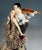 Large Viennese Group Dancer with Violinist by Josef Lorenzl for Goldscheider Manufactory of Vienna, 1930s For Sale - Image 6 of 8