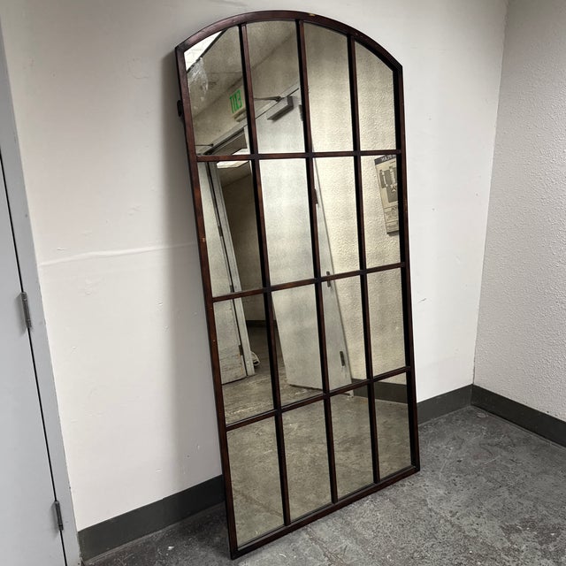 Traditional Uttermost Amiel Antique Large Arch Mirror For Sale - Image 3 of 12