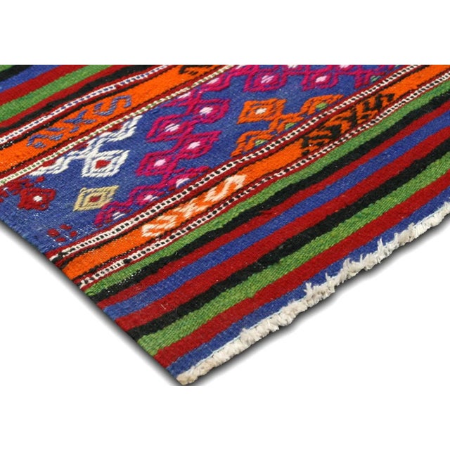 Traditional 1950s Turkish Kilim For Sale - Image 3 of 6