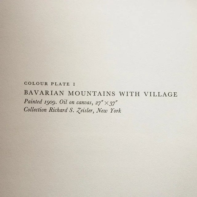 1960s 1960 After Wassily Kandinsky "Bavarian Mountains With Village", First Edition Full-Color Print For Sale - Image 5 of 8