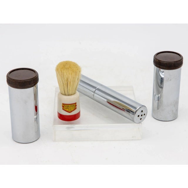 Vintage Men's Grooming Kit With Leather Case For Sale - Image 10 of 11