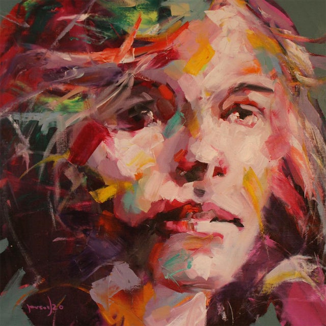 Jiménez, Impulse, Oil on Canvas For Sale - Image 7 of 7