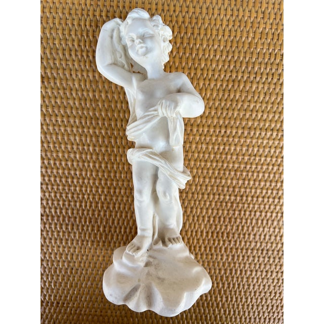 Mid 20th Century Mid Century Cherub With Scarf For Sale - Image 5 of 6