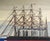 British Sailor’s Woolwork of a Royal Navy Five-Masted Ironclad HMS Minotaur in Her Trials Rig, Minotaur Class For Sale - Image 4 of 9