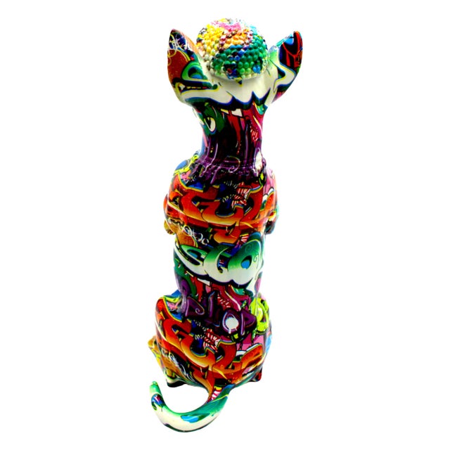 Interior Illusions Plus Street Art Chihuahua Standing on Hind Legs For Sale - Image 4 of 6