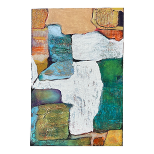 "Reconstruction of Memory" Original Oil Abstract Painting by Artist Sonia Gold