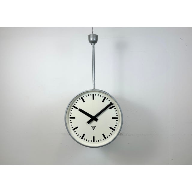 貴重！50’S PRAGOTRON doublesidedclock 44cm 貴重！50'S PRAGOTRON doublesidedclock 44cm