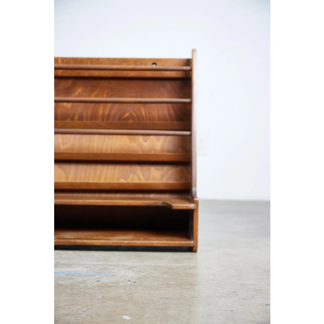 1950s Danish, Mid Century Wall-Mounted Teak Plate Rack For Sale In New York - Image 6 of 13