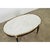 Wood French 20th Century Louis XVI Style Ebonized Oval Coffee Table For Sale - Image 7 of 13