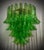 Green Murano Glass Chandelier from Mazzega, 2000s For Sale - Image 4 of 9