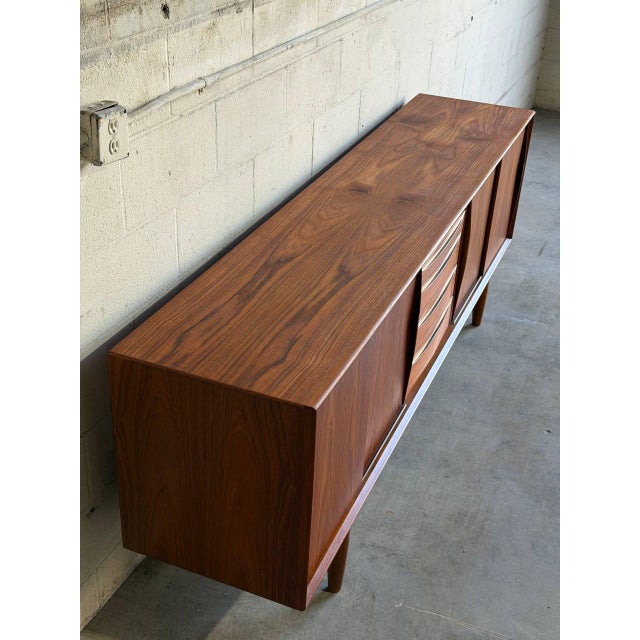 Teak Sideboard Credenza in Style of Arne Vodder Denmark Mid-Century Modern 1960s For Sale In Los Angeles - Image 6 of 13
