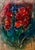 1950s “Full Bloom” Mixed Media 1950’s Syracuse Ny Signed but Artist Unknown For Sale - Image 5 of 6