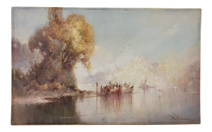 William Knox "Dream City" Original Watercolor C.1920
