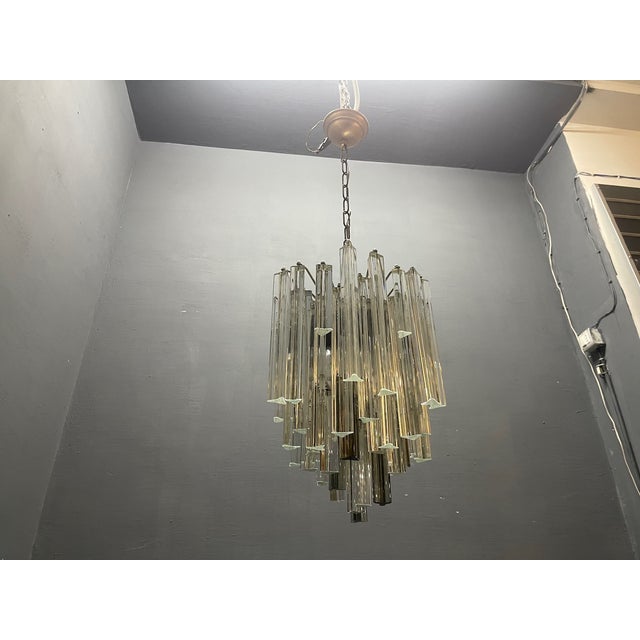 Murano Glass Trilobi Chandelier by Paolo Venini, 1970s For Sale - Image 11 of 15