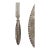 Unknown, Antique Silver German Judaica Shabbat Challah Knife Hebrew Blessing Inscription For Sale
