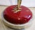 Rare Antonio Pavia Brass and Red Lacquered Wood Stork Floor Lamp Circa 1980s For Sale - Image 11 of 17