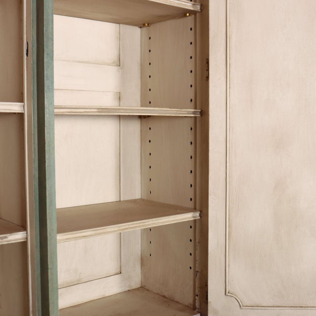 English Painted Housekeeper's Cupboard For Sale - Image 9 of 10