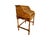 Brown Vintage C .1970's Solid Oak Bradford Style Mini Roll-Top Desk For Sale - Image 8 of 11