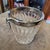 This elegant 1980s French wine cooler perfectly captures the intersection of Mid-Century Modern geometry and classic...