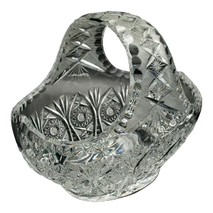 1950's Vintage Crystal Fruit Trug