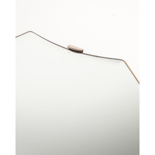 1930s Shaped Shield Mirror, Europe, 1930s For Sale - Image 5 of 7