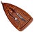 Japanese Teardrop Carving Board with Stainless Steel Cutlery, 1960sood For Sale