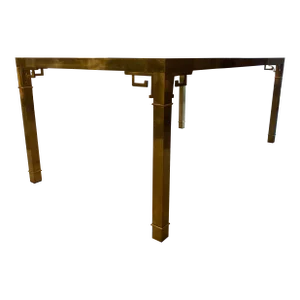 Solid Brass MCM Dining Table