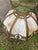 Antique Art Nouveau 8-Panel Slag Glass Lamp Shade . Antique 8-Panel Slag Glass Lamp Shade - Art Nouveau / Arts & Crafts Style. For Sale - Image 4 of 12