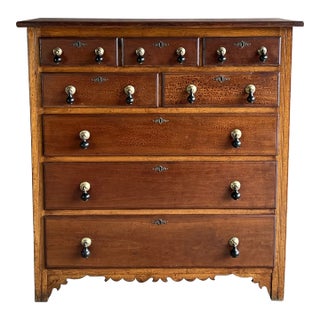 Antique Late 19th Century Victorian Eastlake Tallboy Dresser For Sale