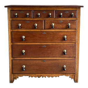 Antique Late 19th Century Victorian Eastlake Tallboy Dresser