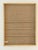 Elegant minimalist Belgian Jute natural textile fibers Three Verticals, signed and framed.