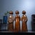 Set of 3 Vintage Chinese Boxwood Carved Monk Figures – "Zen Mind" (Chan Xin) Statues For Sale - Image 9 of 9